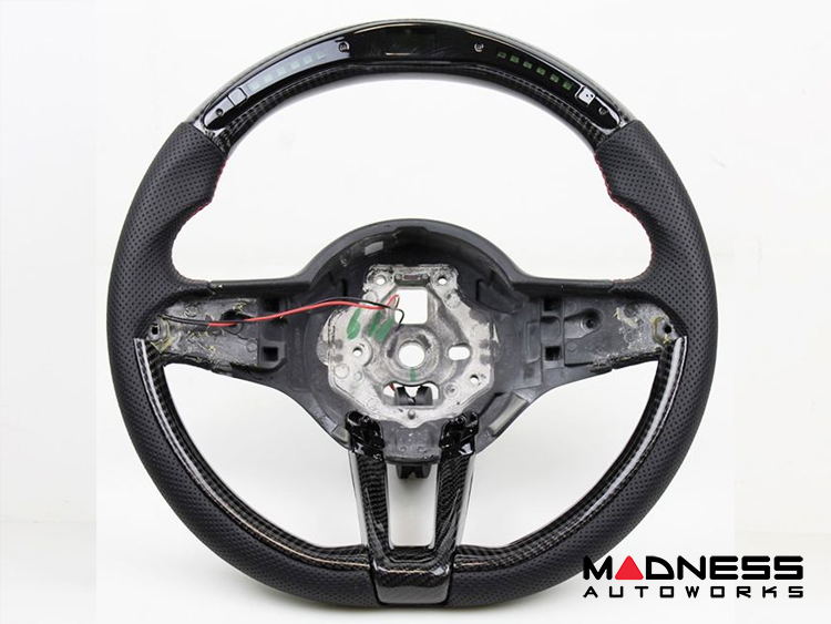 Alfa Romeo Stelvio Steering Wheel - QV Model - Carbon Fiber w/ LED Functions